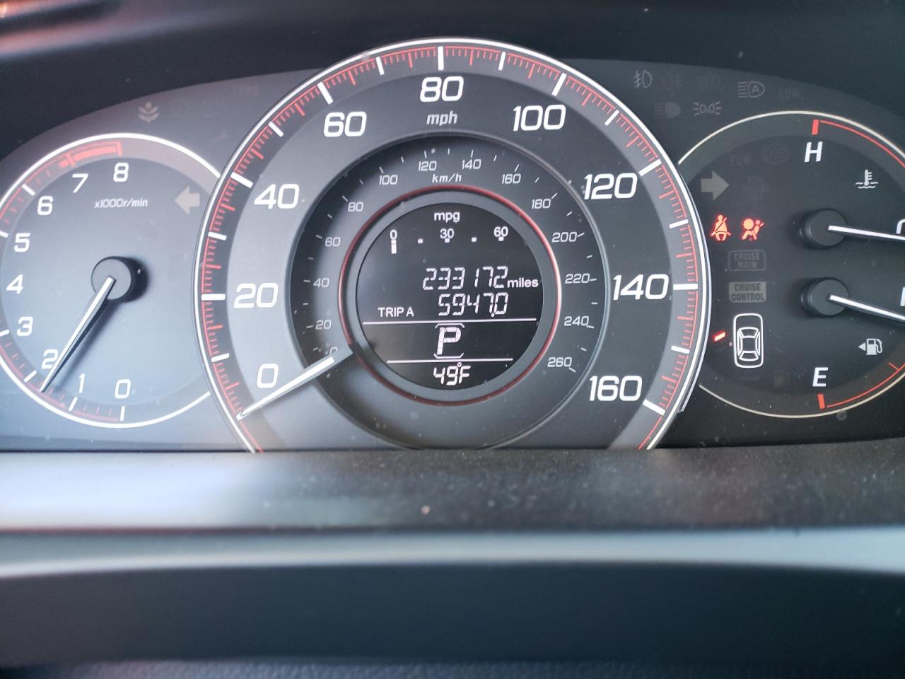 Photo 8 from auction – 2013 HONDA ACCORD SPO with VIN 1HGCR2F54DA033604