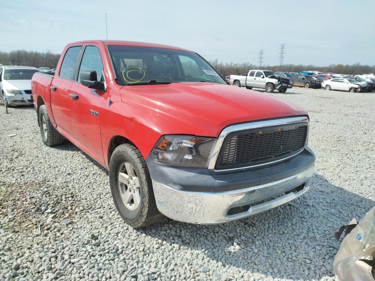 DODGE RAM 1500 2009 with VIN 1D3HB13P79J508864 - Photo from auction