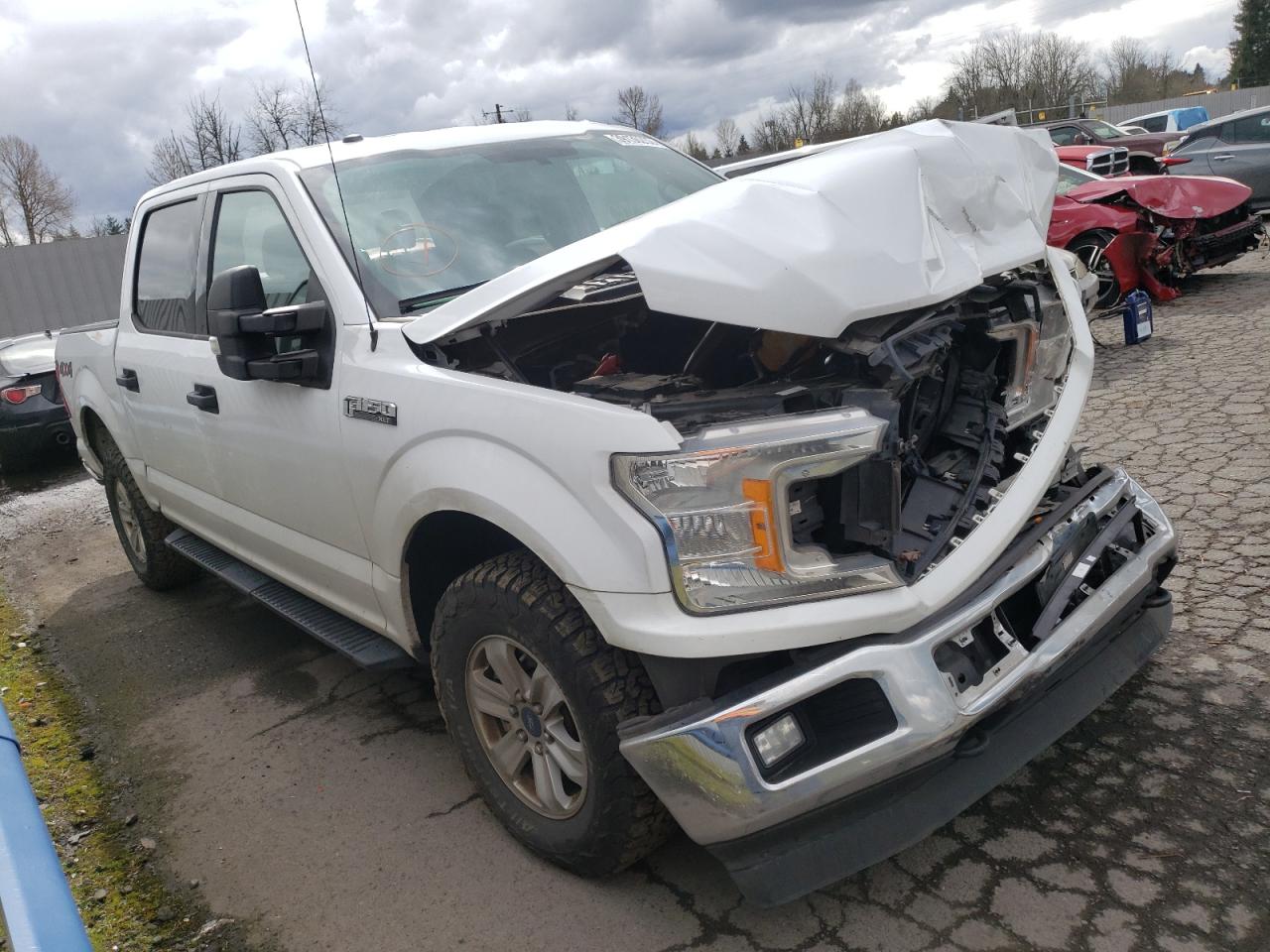 FORD F150 SUPER 2018 with VIN 1FTEW1EP7JKD58301 - Photo from auction