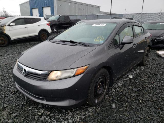 Photo 2 from auction – 2012 HONDA CIVIC LX with VIN 2HGFB2F45CH041834