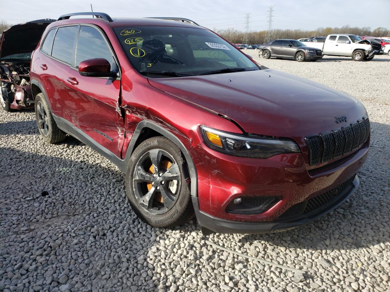 JEEP CHEROKEE L 2021 with VIN 1C4PJLLB5MD220906 - Photo from auction