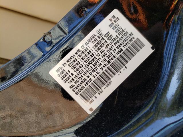 Photo 10 from auction – 2008 HONDA ODYSSEY EX with VIN 5FNRL38748B114548