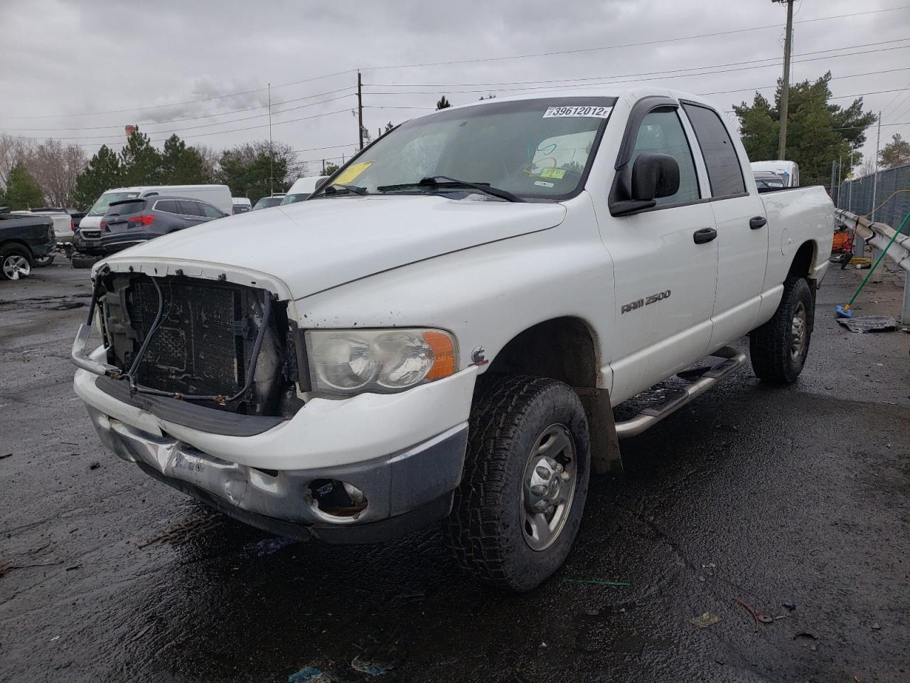Photo 2 from auction – 2004 DODGE RAM 2500 S with VIN 3D7KU28C44G180758