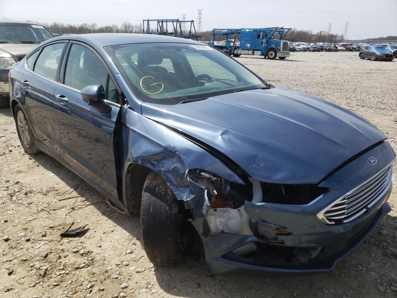 Photo 9 from auction – 2018 FORD FUSION SE with VIN 3FA6P0HD6JR179097