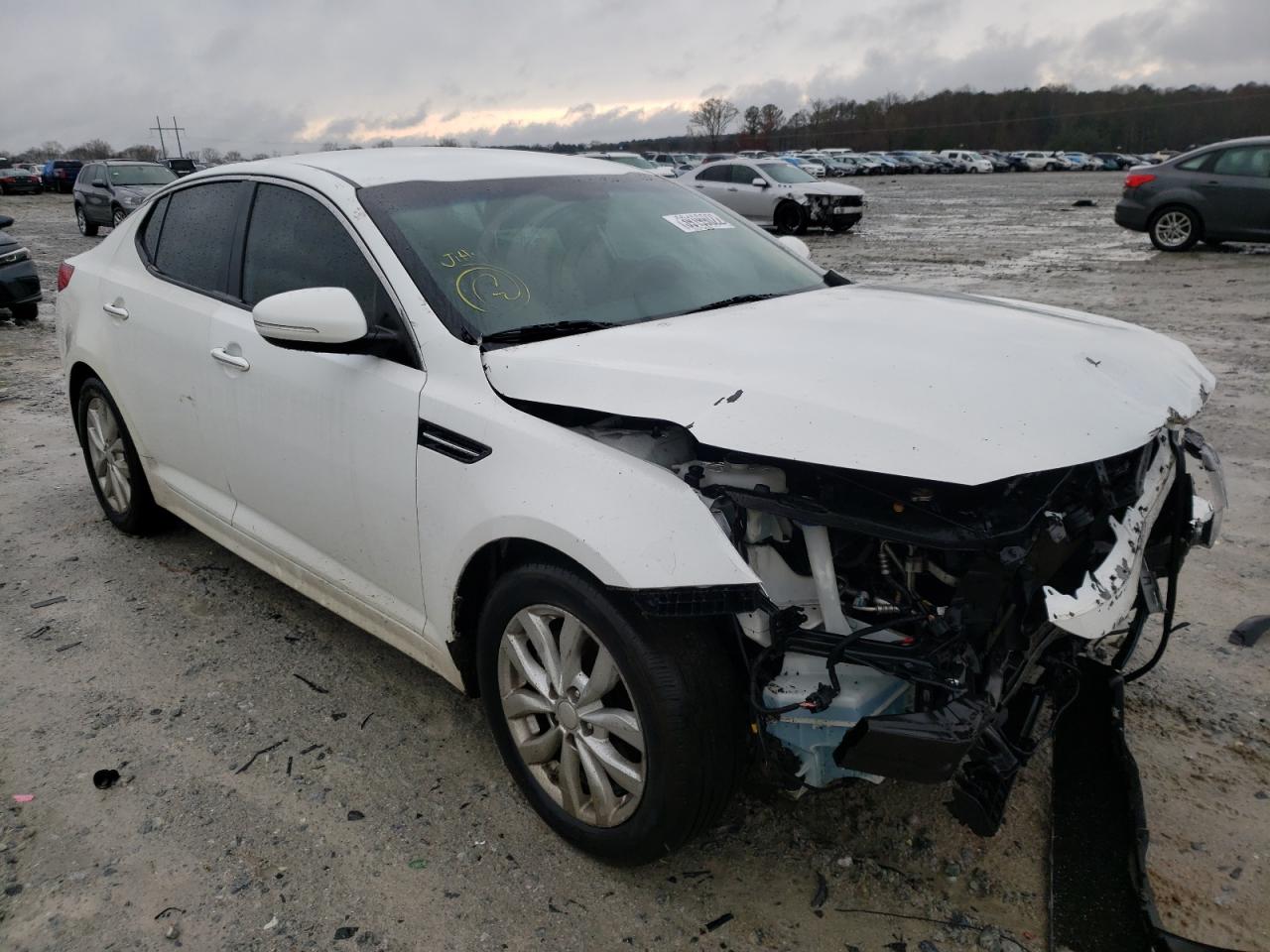 KIA OPTIMA LX 2015 with VIN 5XXGM4A75FG442821 - Photo from auction