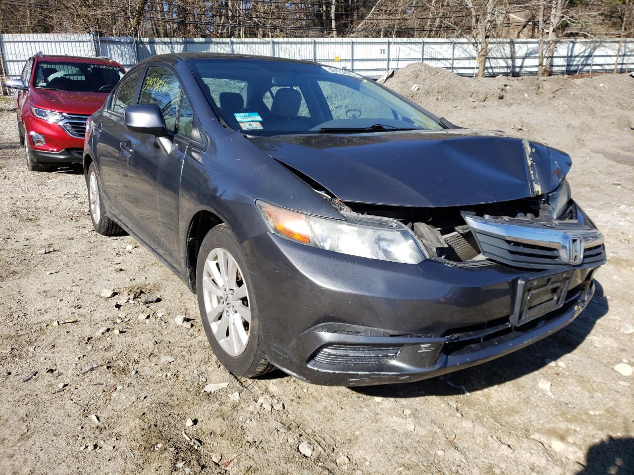 HONDA CIVIC EXL 2012 with VIN 2HGFB2F97CH526861 - Photo from auction