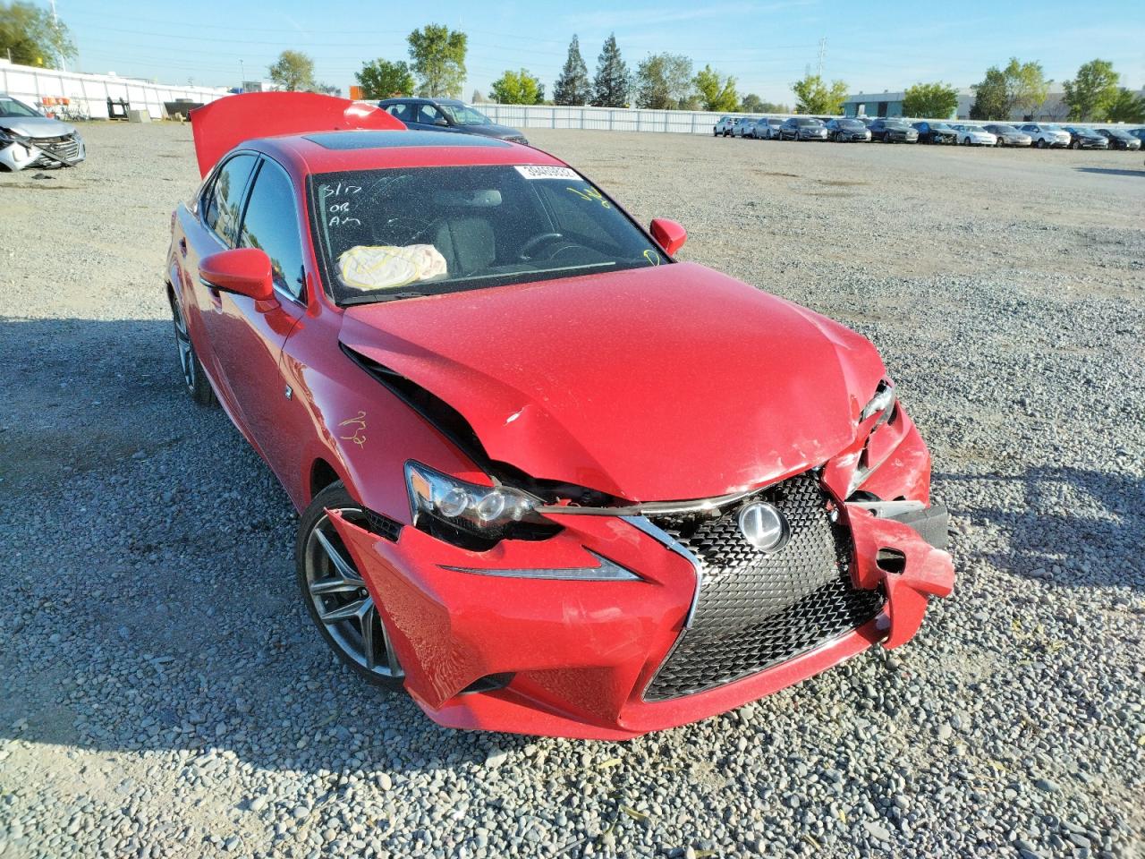 LEXUS IS 200T 2016 with VIN JTHBA1D2XG5017729 - Photo from auction