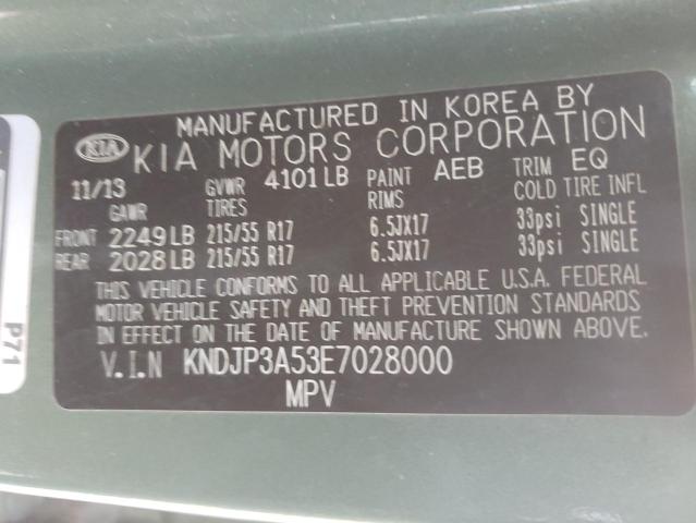 Photo 10 from auction – 2014 KIA SOUL + with VIN KNDJP3A53E7028000