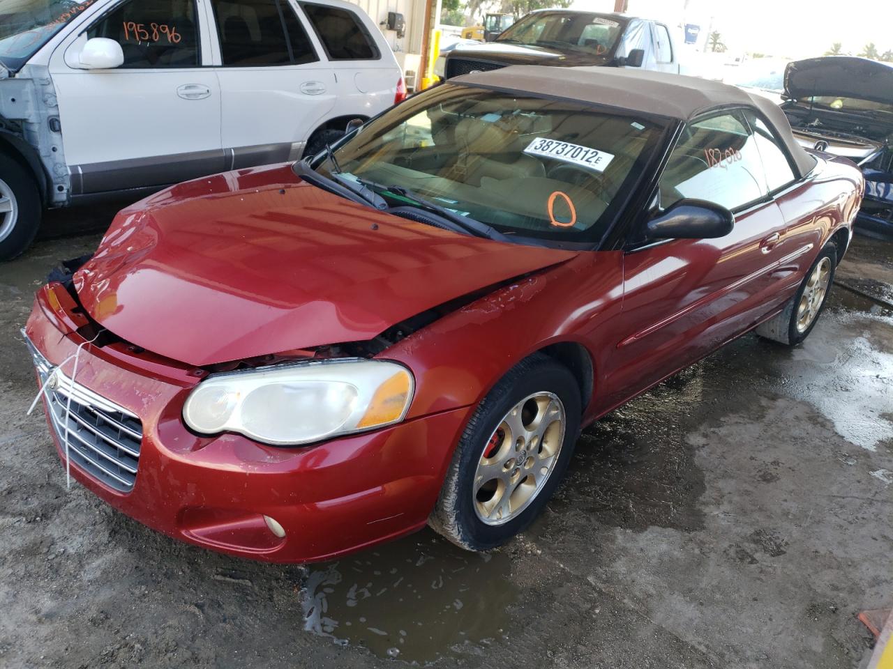 Photo 2 from auction – 2004 CHRYSLER SEBRING LX with VIN 1C3EL55R84N349860