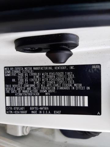 Photo 10 from auction – 2009 TOYOTA VENZA with VIN 4T3BK11A79U014308