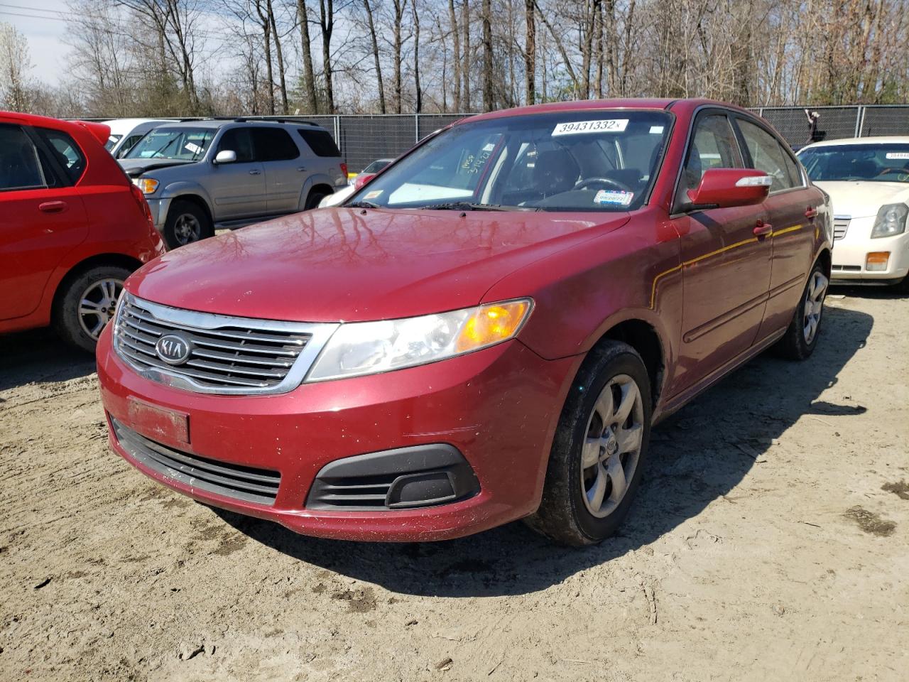 Photo 2 from auction – 2009 KIA OPTIMA LX with VIN KNAGE228695307247
