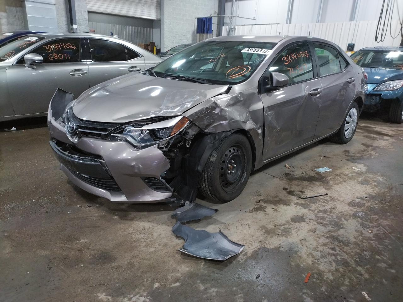 Photo 2 from auction – 2016 TOYOTA COROLLA L with VIN 2T1BURHE8GC684409