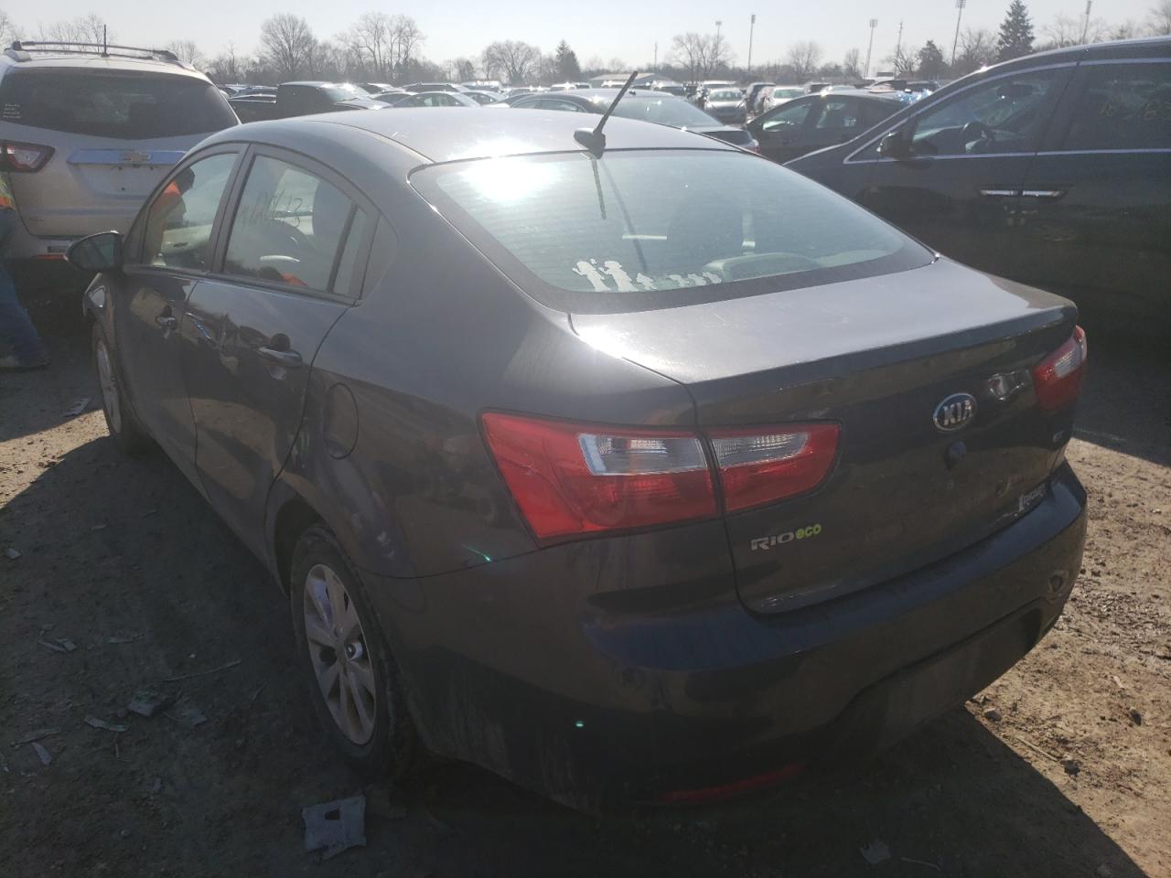 Photo 3 from auction – 2013 KIA RIO EX with VIN KNADN4A30D6178655