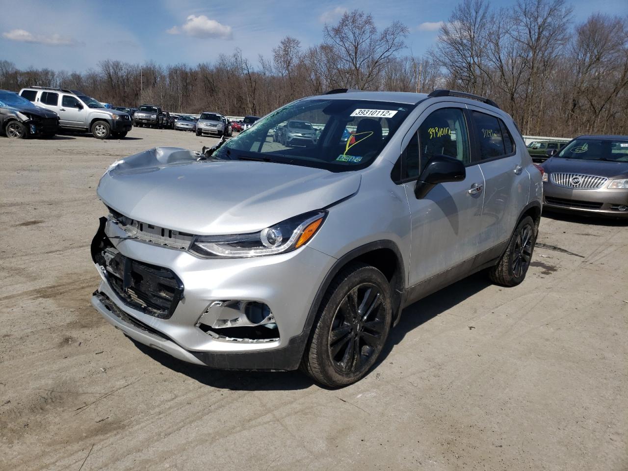 Photo 2 from auction – 2019 CHEVROLET TRAX 1LT with VIN 3GNCJPSB3KL347661