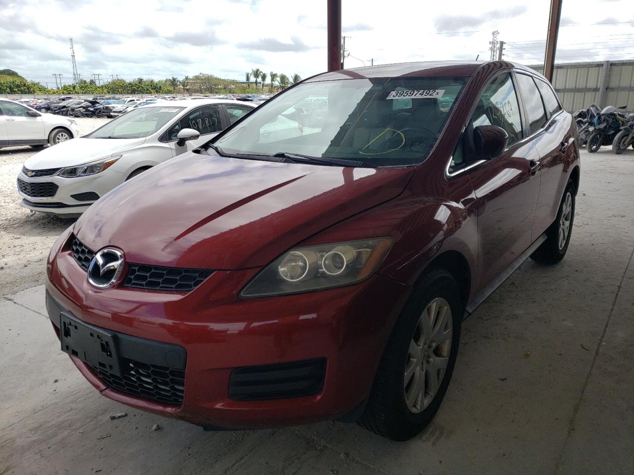 Photo 2 from auction – 2009 MAZDA CX-7 with VIN JM3ER29LX90237507