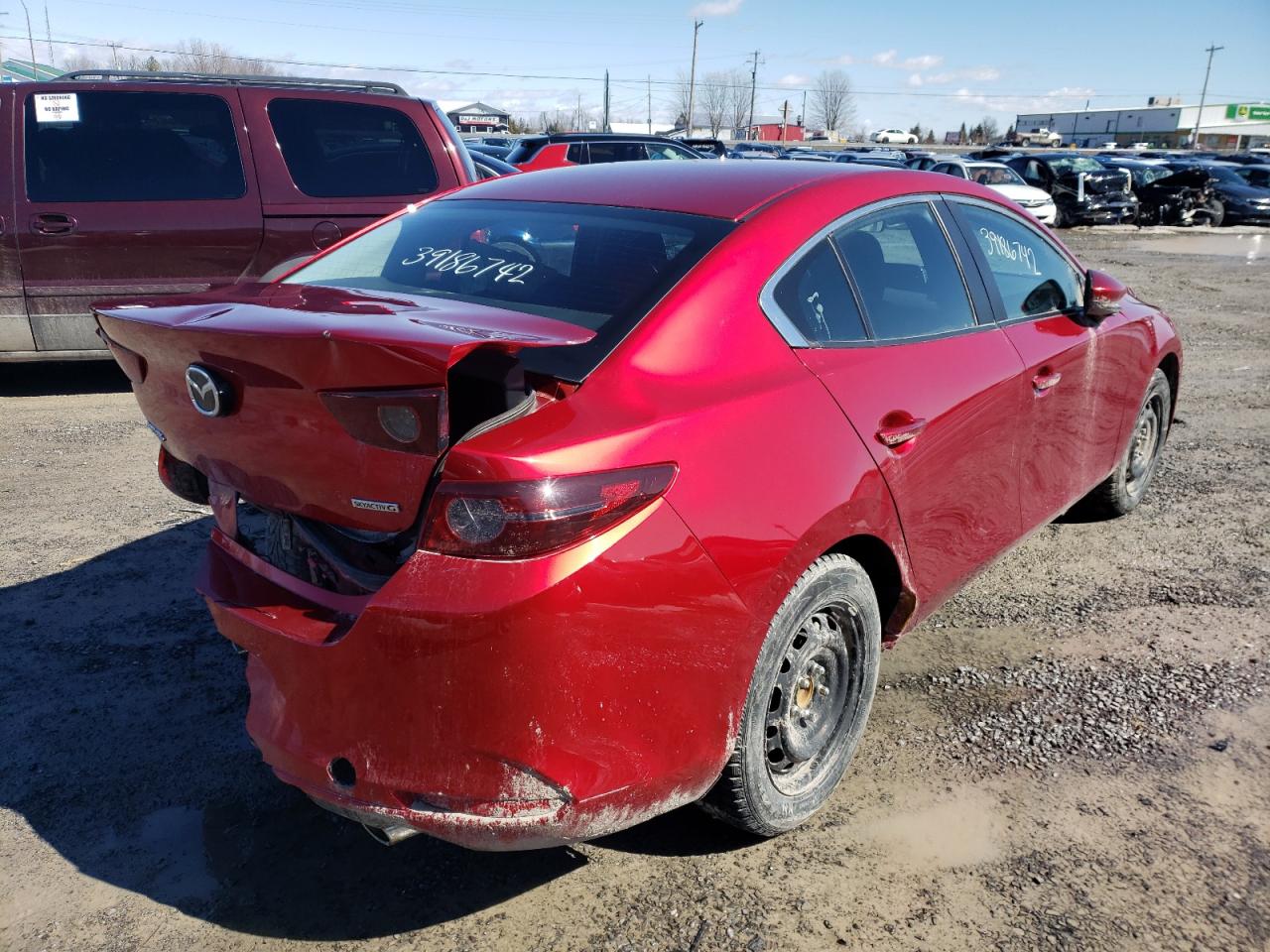 Photo 4 from auction – 2019 MAZDA 3 with VIN 3MZBPAB77KM103370