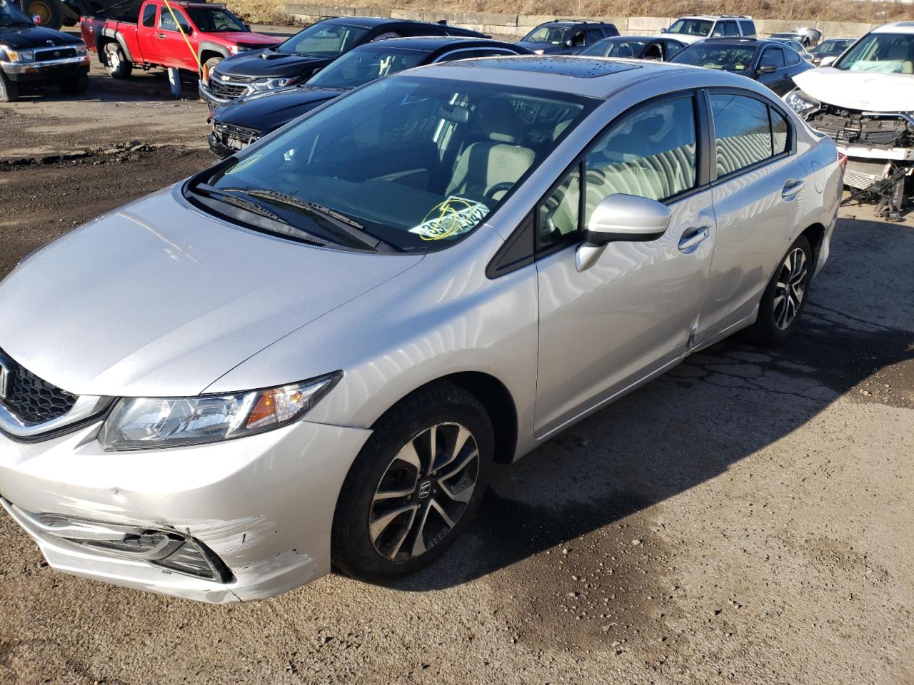 Photo 9 from auction – 2015 HONDA CIVIC EX with VIN 19XFB2F83FE257425