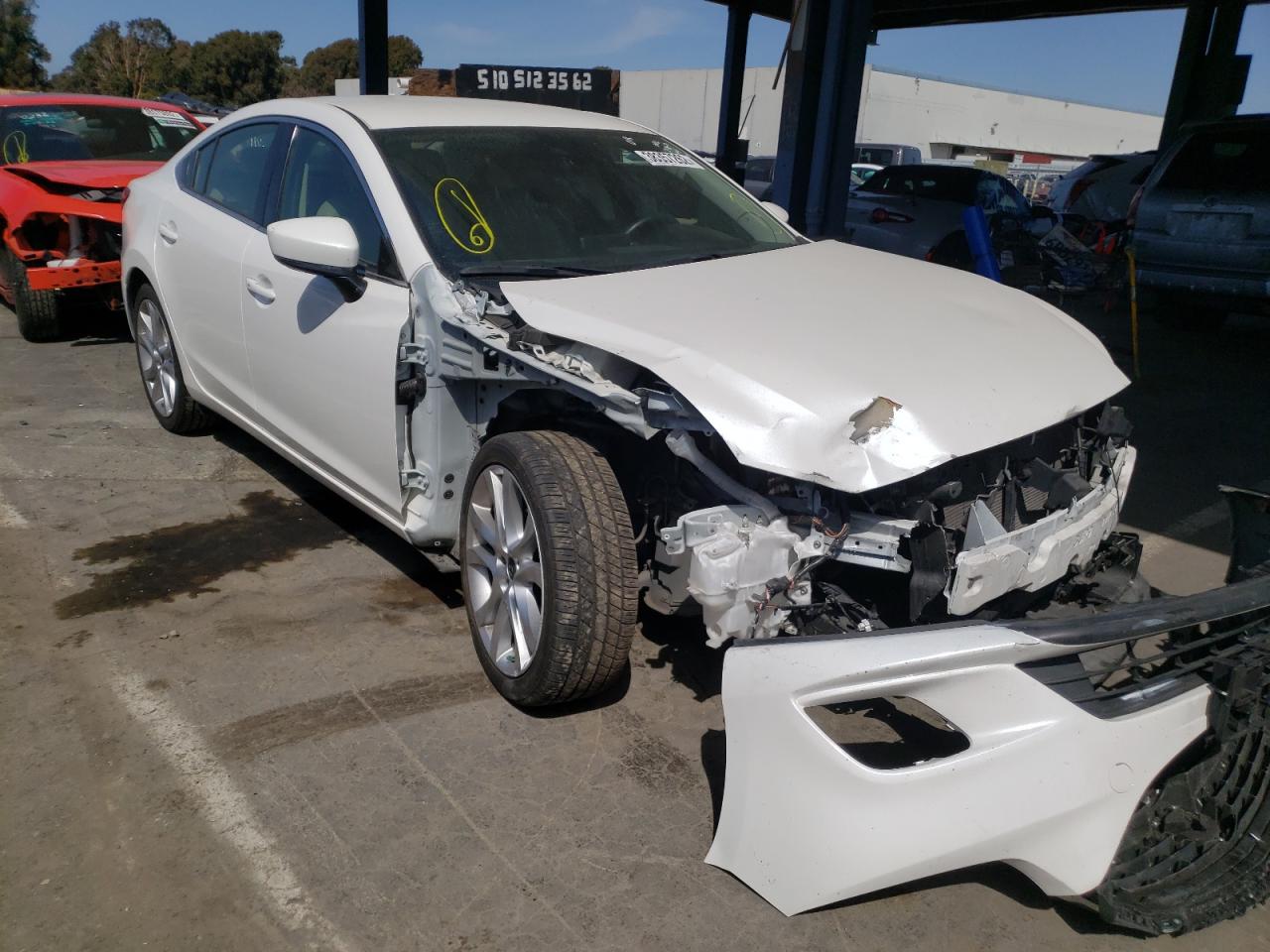 MAZDA 6 TOURING 2017 with VIN JM1GL1V57H1155618 - Photo from auction