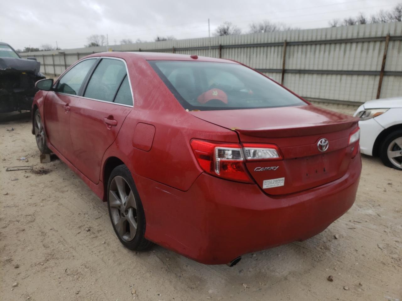 Photo 3 from auction – 2012 TOYOTA CAMRY SE with VIN 4T1BK1FKXCU504274