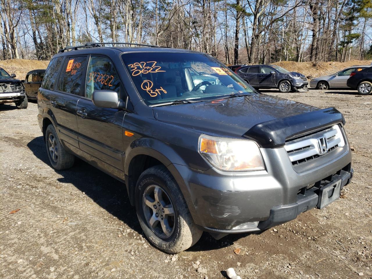 Photo 1 from auction – 2007 HONDA PILOT EXL with VIN 2HKYF18597H521268