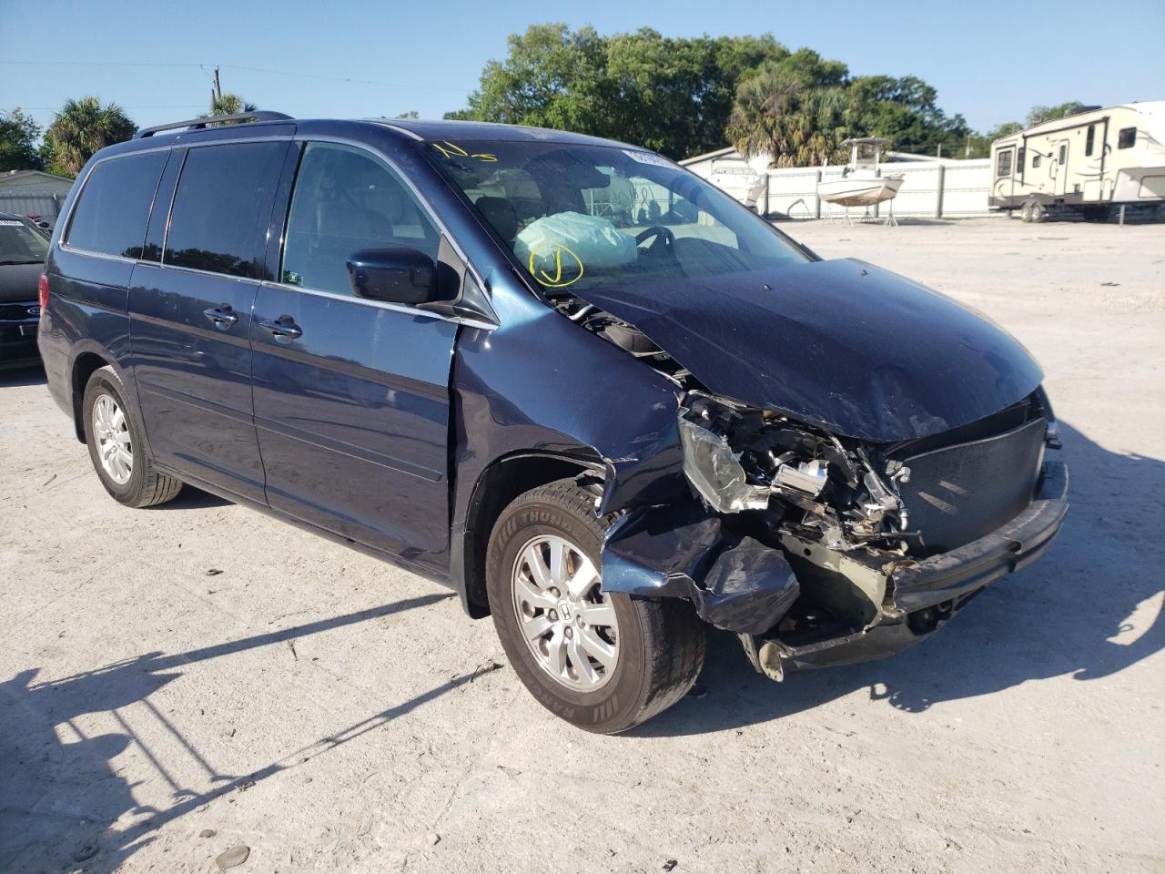 HONDA ODYSSEY EX 2010 with VIN 5FNRL3H66AB059503 - Photo from auction
