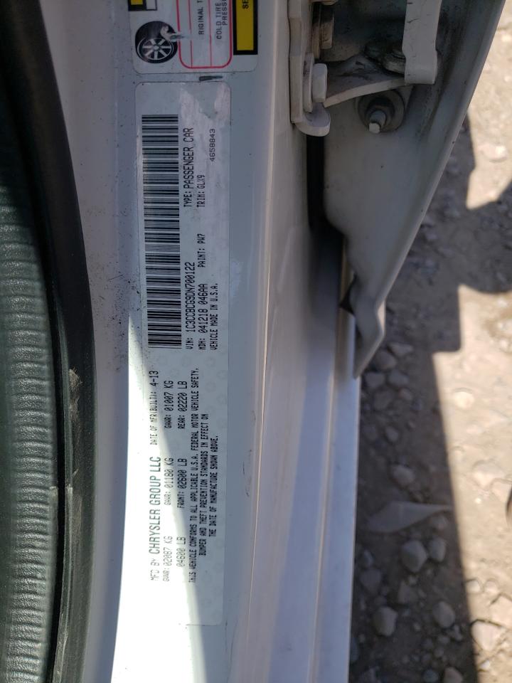 Photo 10 from auction – 2013 CHRYSLER 200 LIMITE with VIN 1C3CCBCG9DN700122