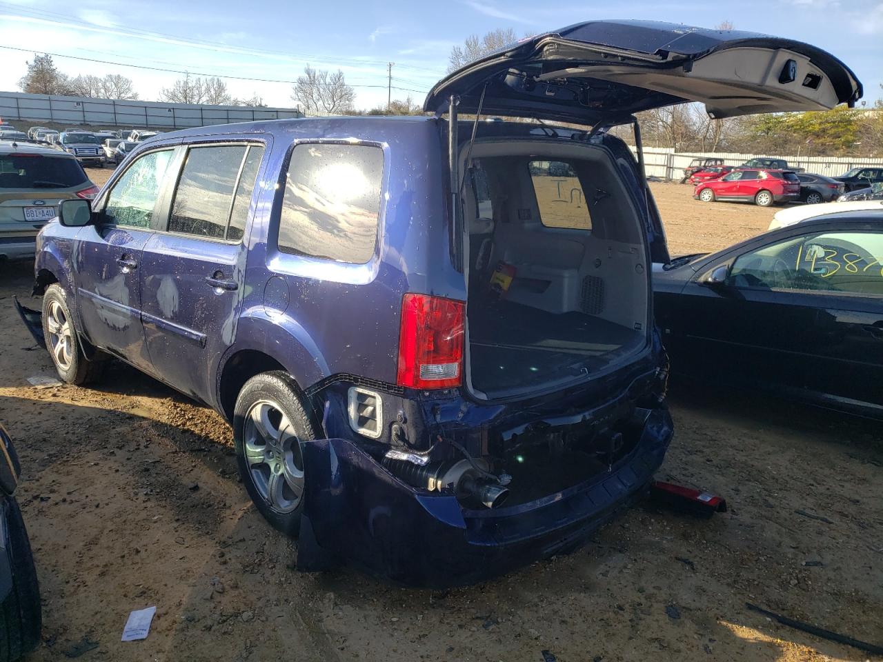 Photo 3 from auction – 2013 HONDA PILOT EXL with VIN 5FNYF4H63DB005198