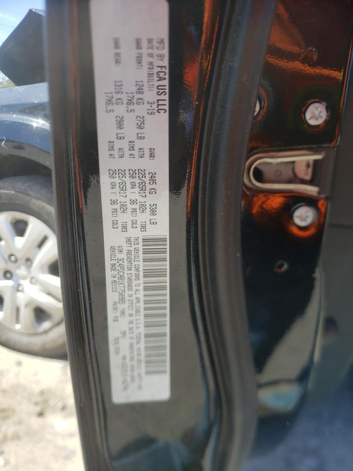 Photo 10 from auction – 2019 DODGE JOURNEY SE with VIN 3C4PDCAB1KT750985