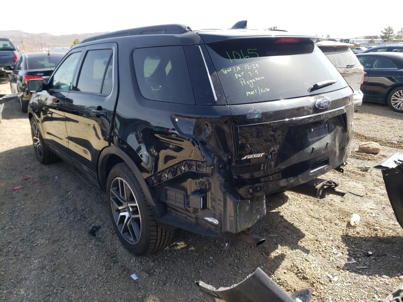 Photo 3 from auction – 2016 FORD EXPLORER S with VIN 1FM5K8GT2GGC72397