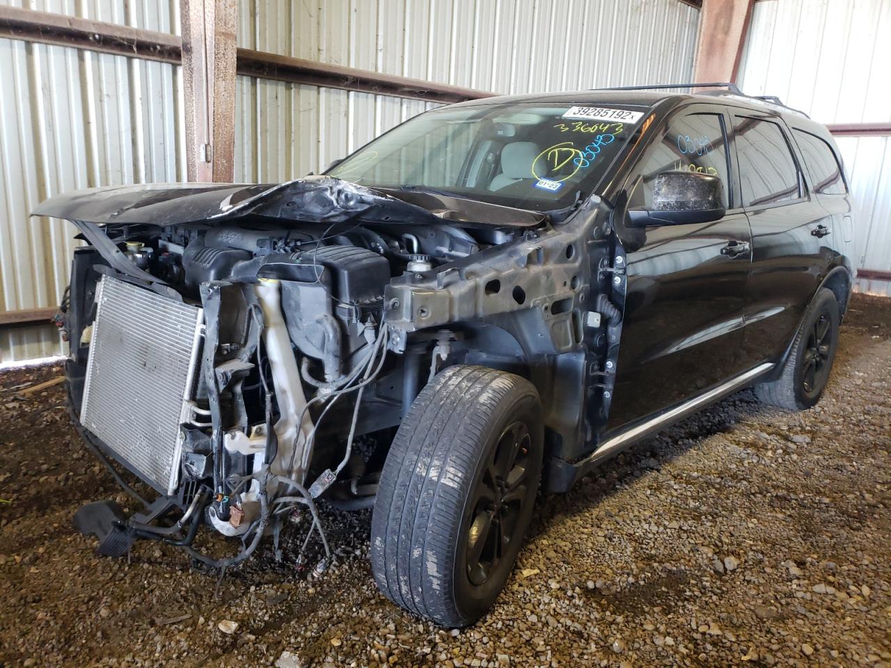 Photo 2 from auction – 2012 DODGE DURANGO SX with VIN 1C4RDHAG7CC336043