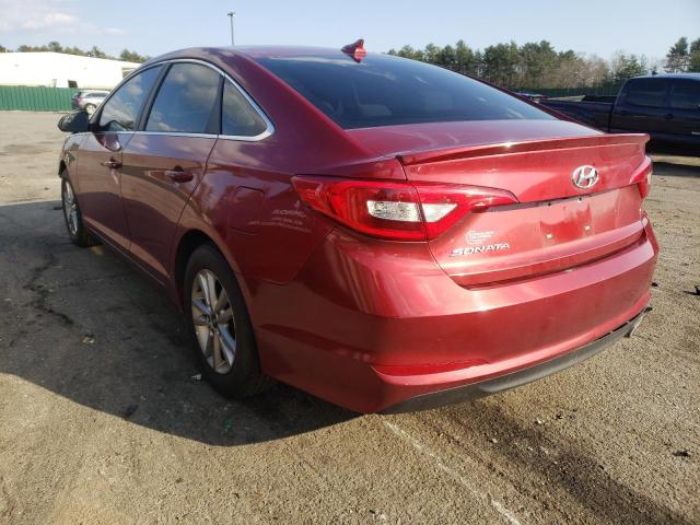 Photo 3 from auction – 2016 HYUNDAI SONATA SE with VIN 5NPE24AF8GH364576