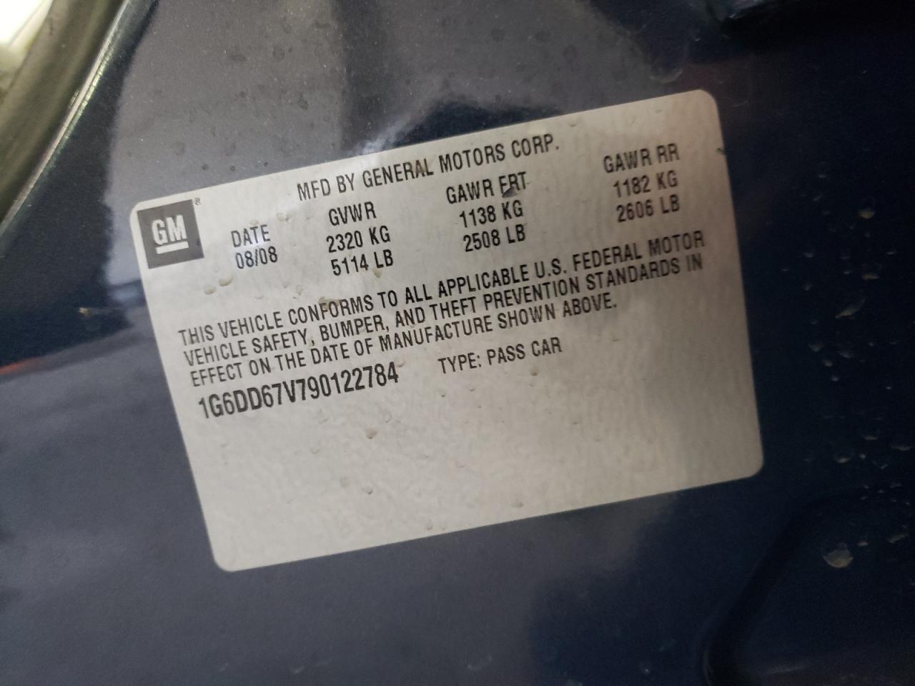 Photo 10 from auction – 2009 CADILLAC STS with VIN 1G6DD67V790122784