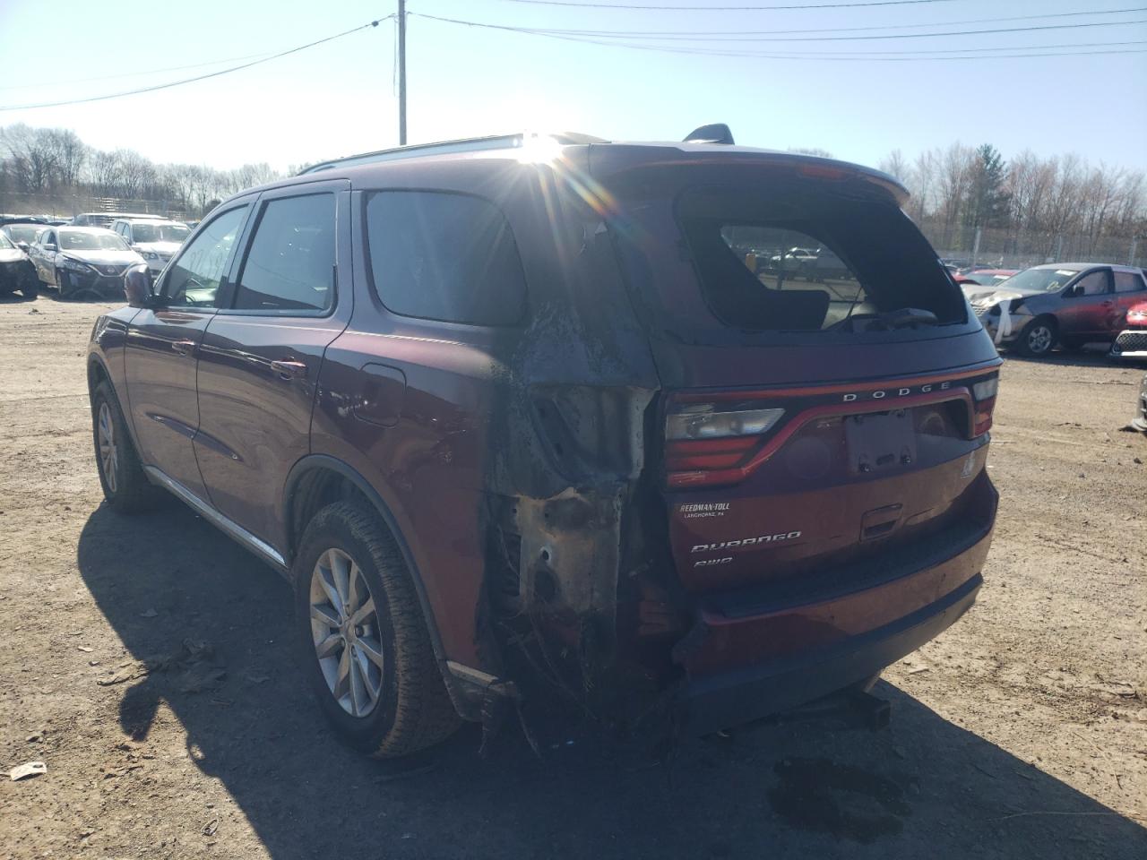 Photo 3 from auction – 2016 DODGE DURANGO SX with VIN 1C4RDJAGXGC323221
