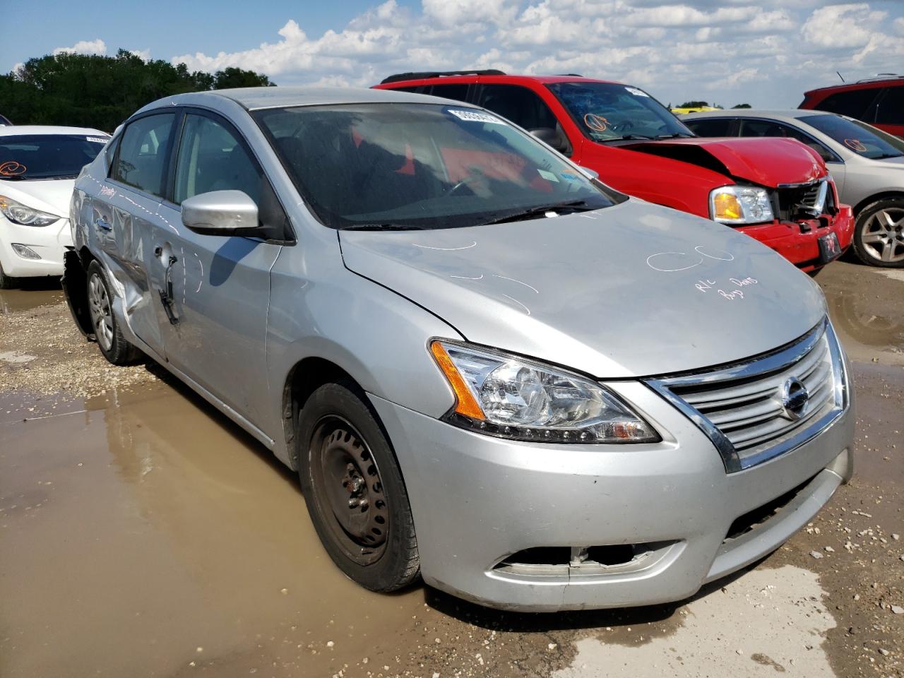 Photo 1 from auction – 2015 NISSAN SENTRA S with VIN 3N1AB7AP2FY231082