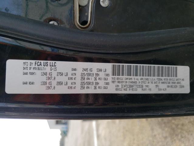 Photo 10 from auction – 2015 DODGE JOURNEY SX with VIN 3C4PDCBB0FT723538