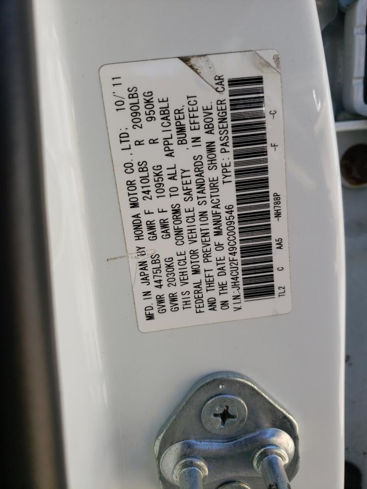Photo 10 from auction – 2012 ACURA TSX with VIN JH4CU2F49CC009546