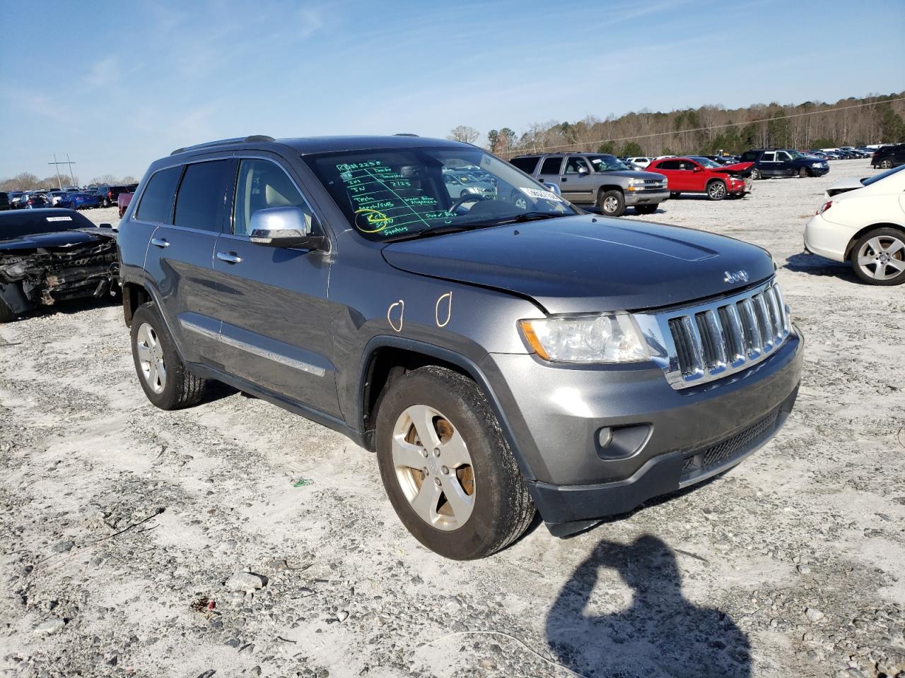 JEEP GRAND CHER 2012 with VIN 1C4RJEBG4CC327595 - Photo from auction