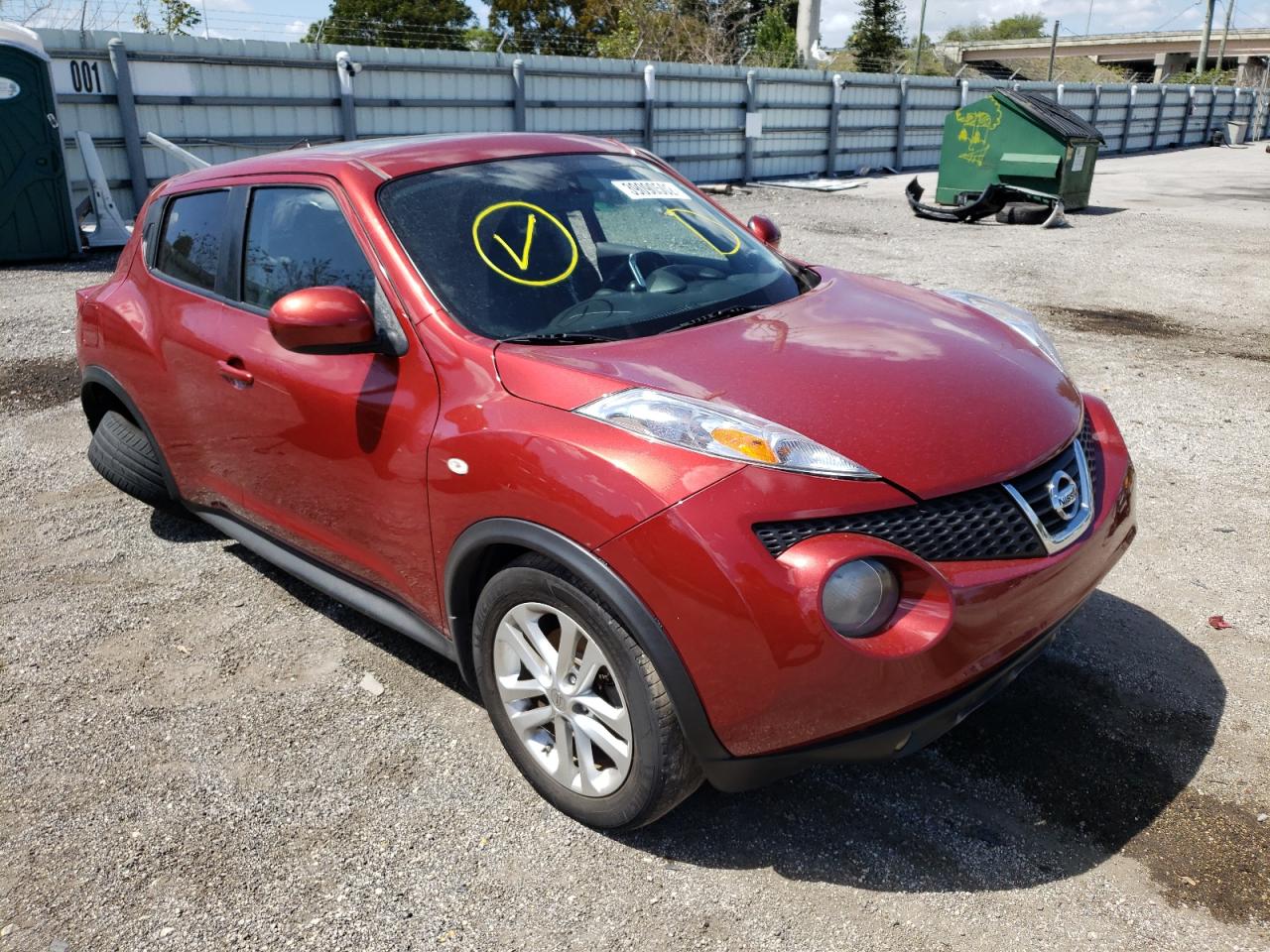 Photo 1 from auction – 2013 NISSAN JUKE S with VIN JN8AF5MR7DT200584