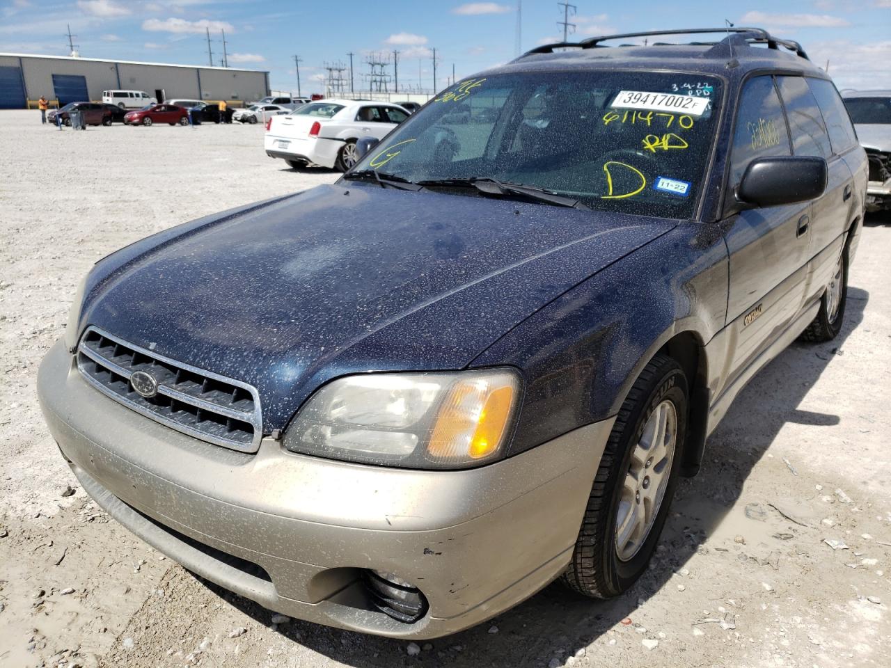 Photo 2 from auction – 2001 SUBARU LEGACY OUT with VIN 4S3BH665316611470