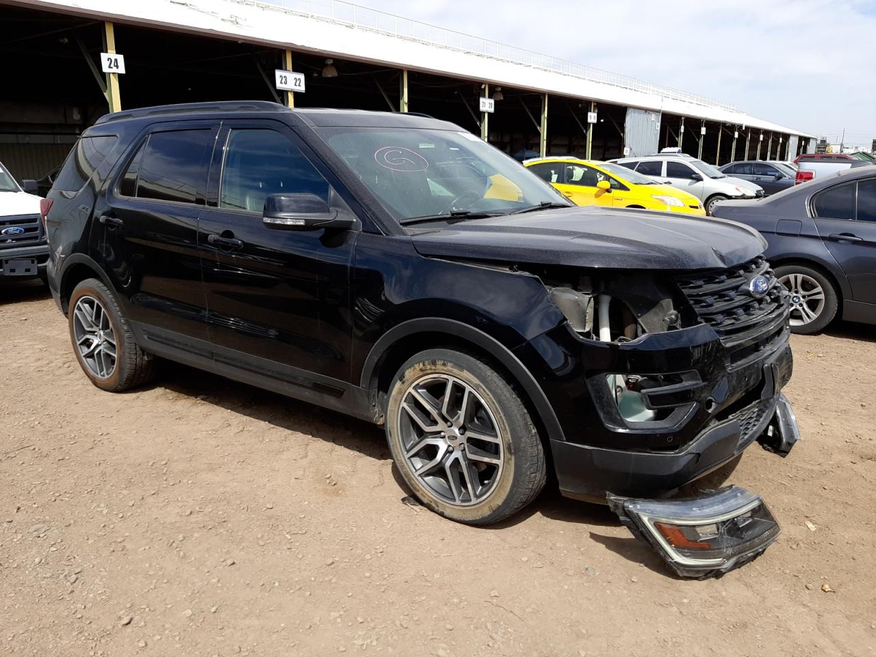 Photo 1 from auction – 2017 FORD EXPLORER S with VIN 1FM5K8GT0HGC30568
