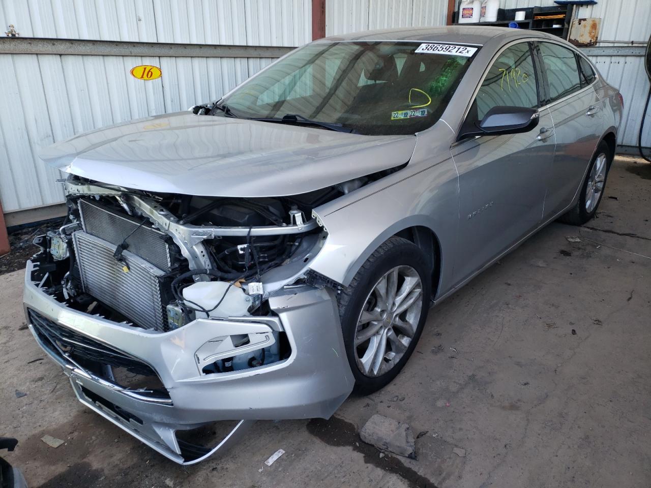 Photo 2 from auction – 2017 CHEVROLET MALIBU LT with VIN 1G1ZE5ST3HF168116