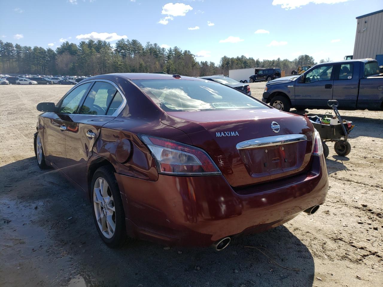 Photo 3 from auction – 2012 NISSAN MAXIMA S with VIN 1N4AA5AP2CC838047
