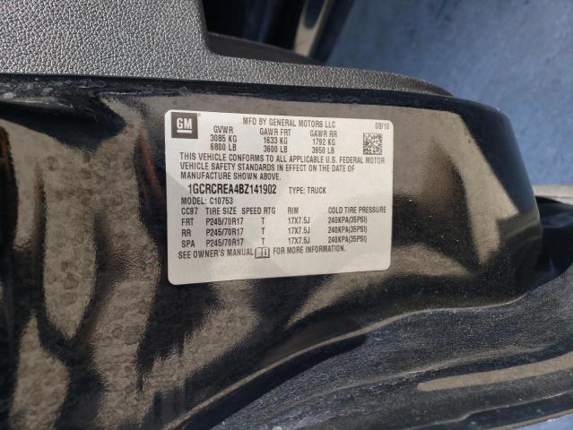 Photo 10 from auction – 2011 CHEVROLET SILVERADO with VIN 1GCRCREA4BZ141902