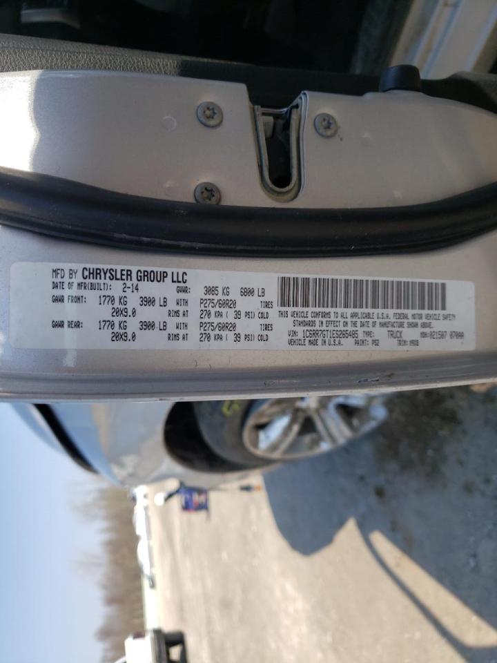 Photo 10 from auction – 2014 RAM 1500 SLT with VIN 1C6RR7GT1ES265485