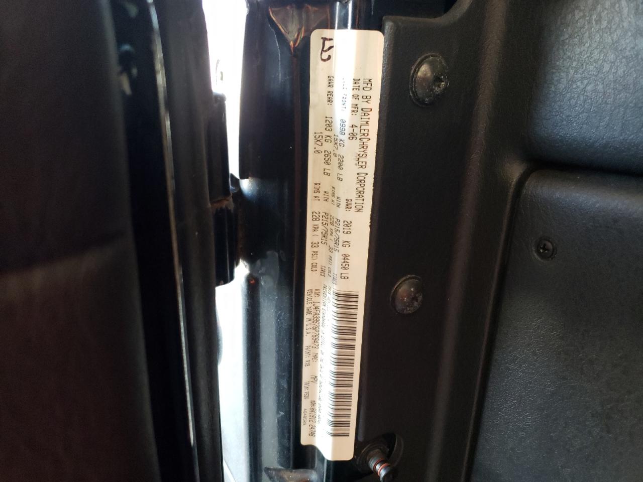Zdjęcie 10 z aukcji – 2006 JEEP WRANGLER z VIN 1J4FA39S76P769473