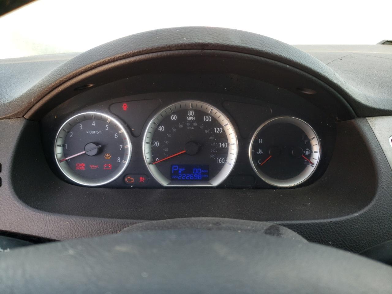 Photo 8 from auction – 2009 HYUNDAI SONATA SE with VIN 5NPEU46C39H487844