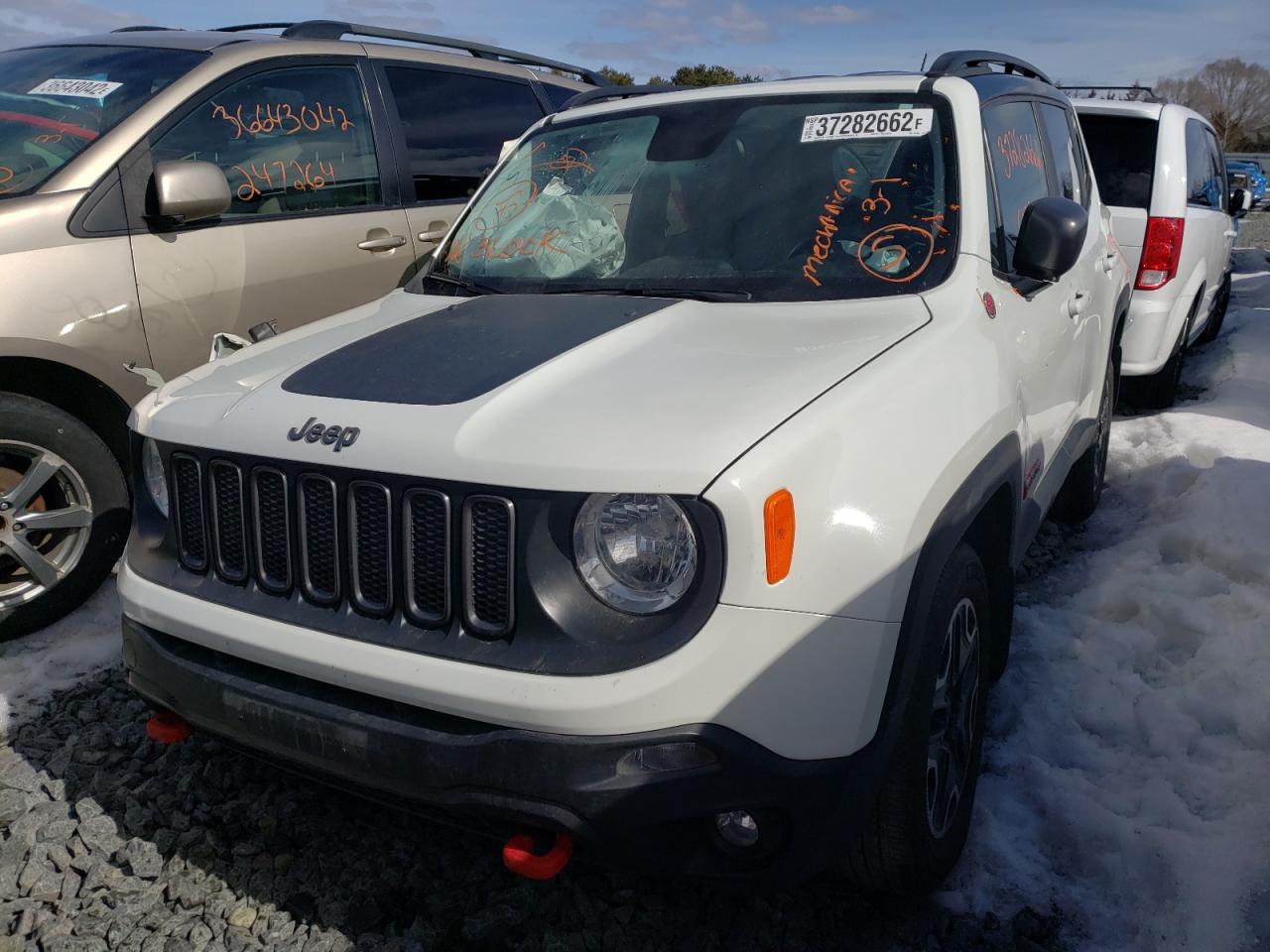 Photo 2 from auction – 2017 JEEP RENEGADE T with VIN ZACCJBCB8HPE72486