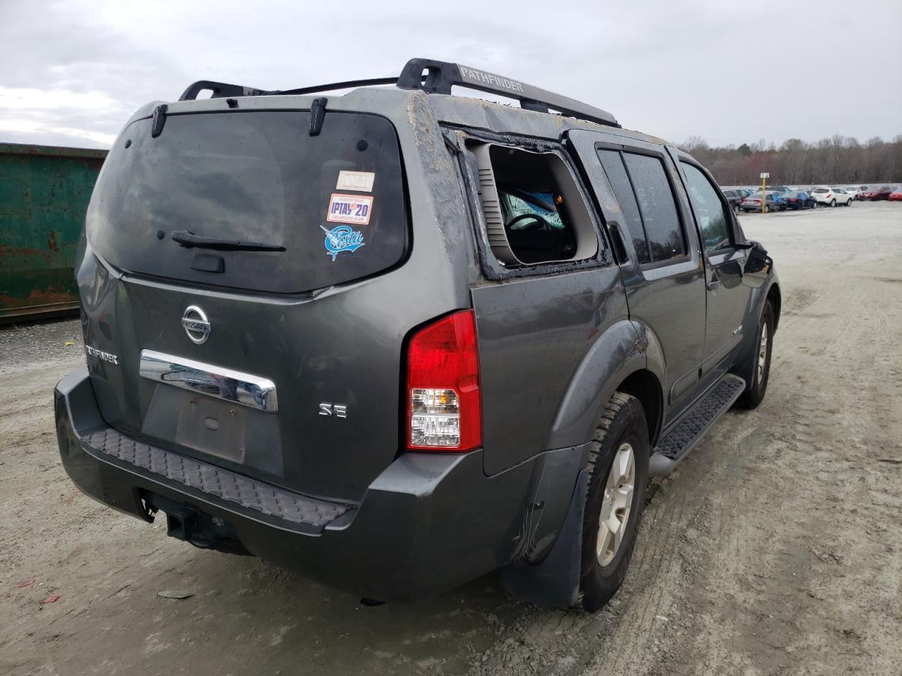 Photo 4 from auction – 2005 NISSAN PATHFINDER with VIN 5N1AR18U15C733344