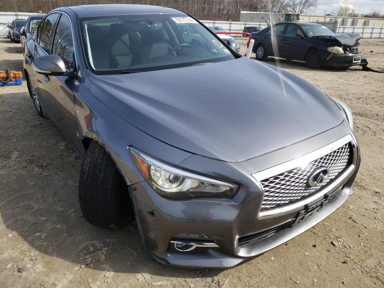 INFINITI Q50 BASE 2016 with VIN JN1CV7AR2GM250043 - Photo from auction