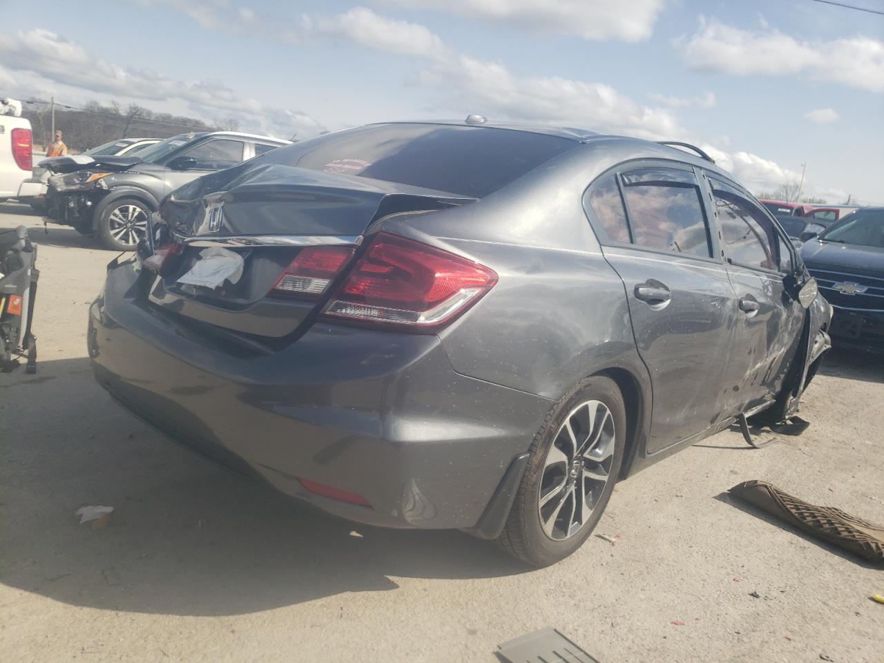Photo 4 from auction – 2013 HONDA CIVIC EXL with VIN 19XFB2F94DE074766